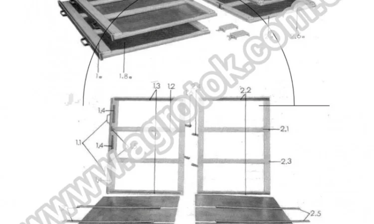 Рамки решетные на Петкус К 531, Петкус К 541, Петкус К 218 - фото № 2