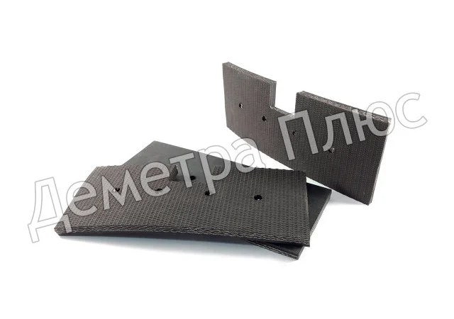 Скребок резиновый зернометателя - фото № 1