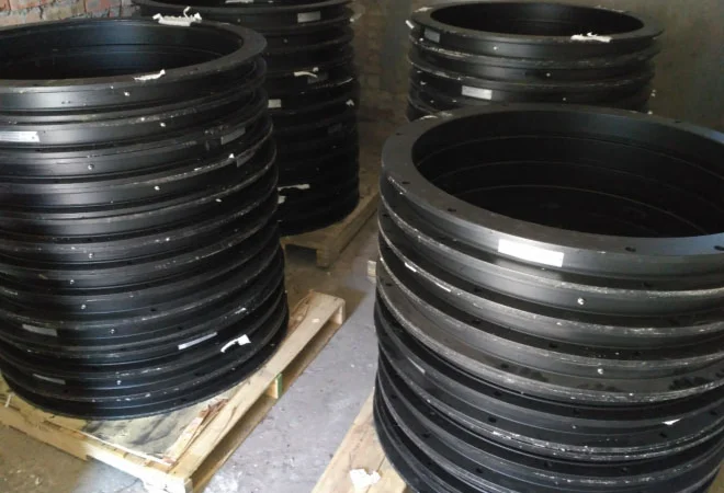 Круг поворотный прицепа камаз 10х12 отв - фото № 3