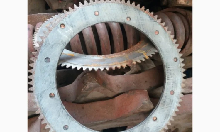 Диск фрикциона Т-74 с накладкой (75.38.014) наружный зуб - фото № 1