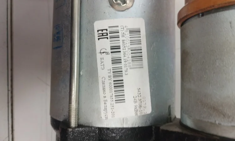 Стартер ЯМЗ, ЕВРО (5432. 3708-10) производство БАТЭ. 24В. 9кВт - фото № 2