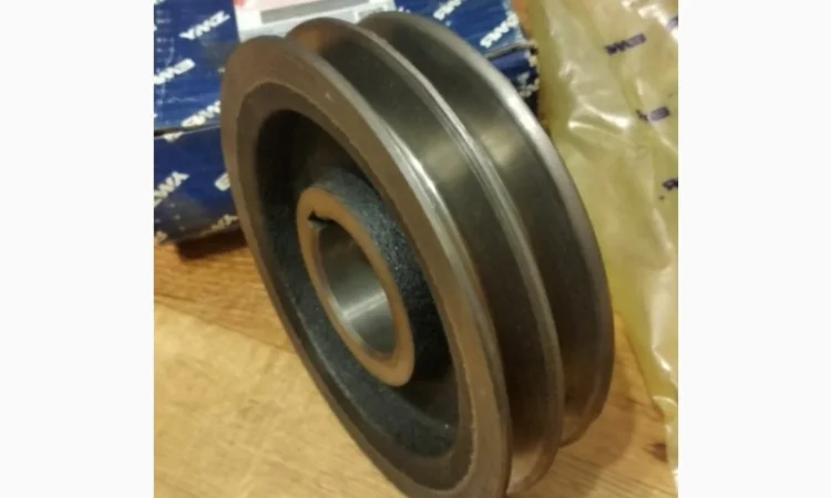 Шкив вала коленчатого ЯМЗ 2-х ручейный (236-1005061Б) - фото № 2