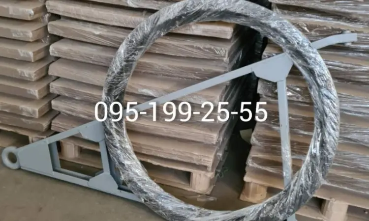 Поворотное колесо 2ПТС-4, дышло прицепа 2ПТС-4 - фото № 1
