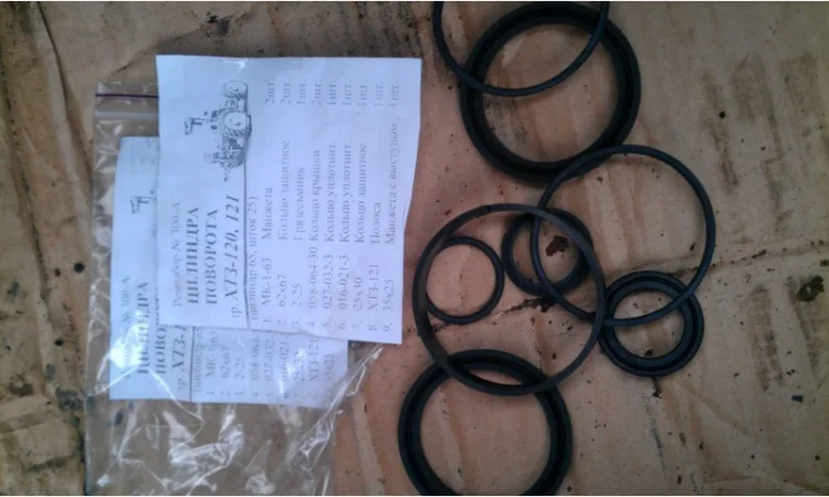 Ремнабор цилиндра поворота ХТЗ-120, ХТЗ-121 - фото № 2