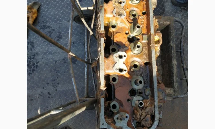 Головка блока цилиндров ЯМЗ-236 - фото № 4