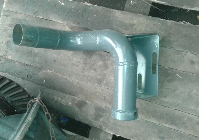 Труба выхлопная (колено глушителя) СМД-18, каталожный 18Н-17с3 - фото № 1
