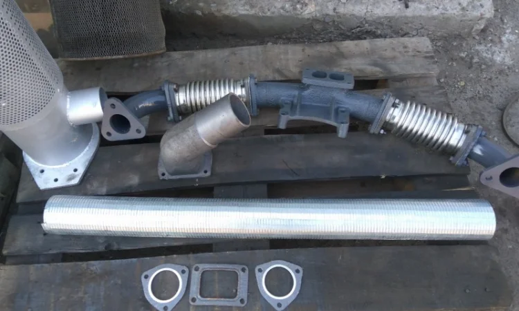 Выхлопная система ЯМЗ-236 (в сборе) - фото № 3