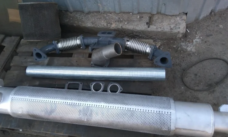 Выхлопная система ЯМЗ-236 (в сборе) - фото № 4