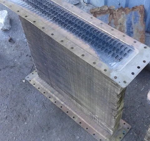 Сердцевина радиатора Т-74 (латунь, СССР, новая) - фото № 3