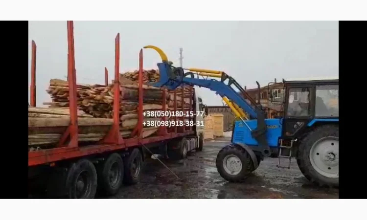 Захват для бревен на трактор Т-40, ЮМЗ, МТЗ - фото № 1