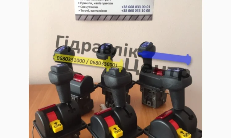 Пульт, Кран, джойстик, для управління гідравлікою. Для підйому кузова причепа - фото № 1