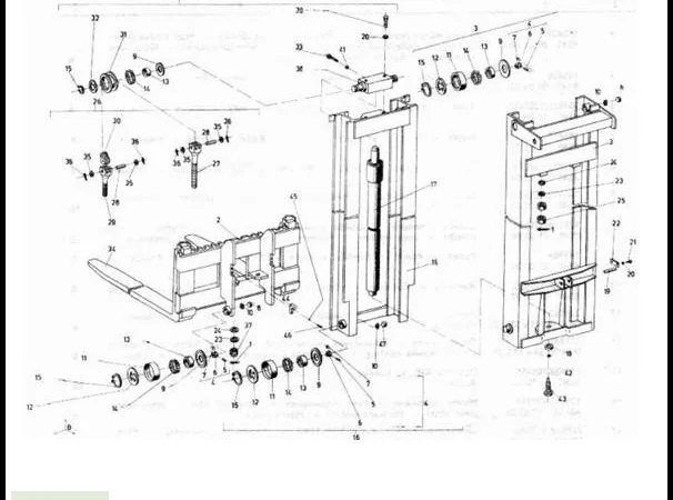 Подъемное устройство на Н=2500мм на погрузчик Балканкар ЕВ 687 - фото № 1