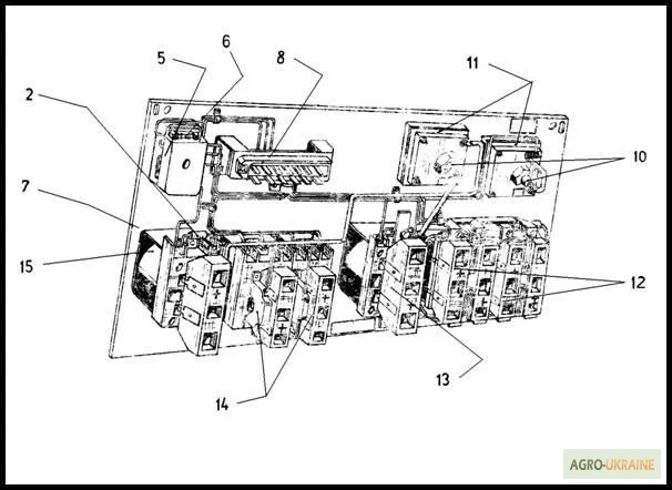 Электрооборудование электрощит с контакторной схемой на погрузчик ЕВ 687 - фото № 1