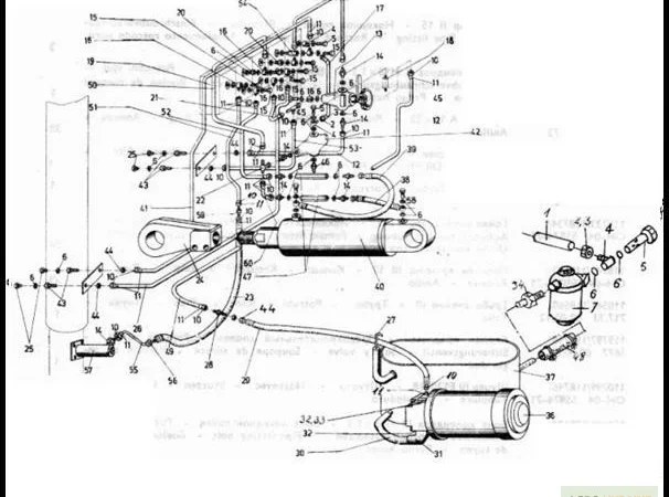 Гидравлическая система на Н4500 на погрузчик Балканкар ЕВ 687 - фото № 1