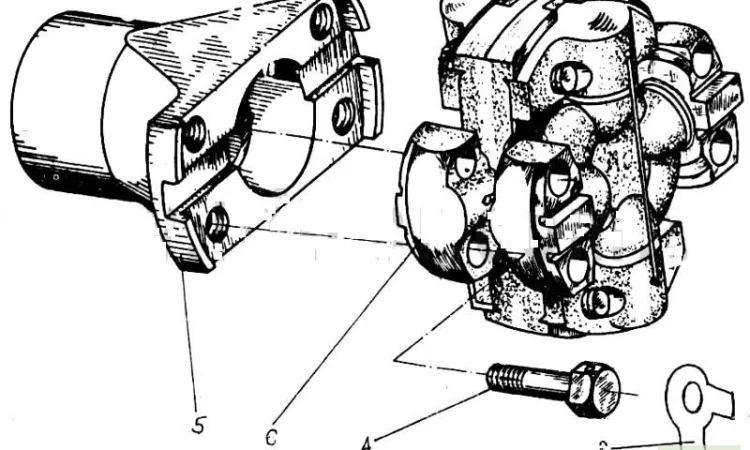 Кардан.соединение в сб. к погрузчикам Балканкар ДВ 1784, ДВ 1786, ДВ 1788, ДВ 1792 - фото № 1