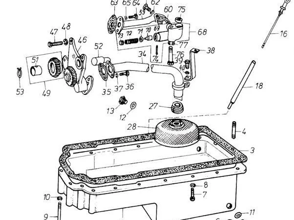 Масляная ванна на Двигатель Д 3900к - фото № 1