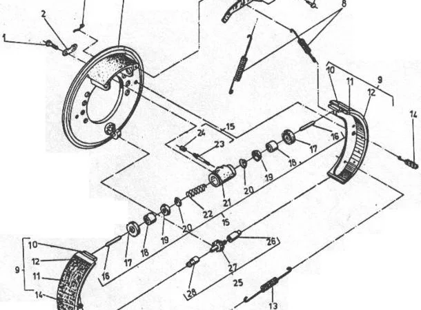 Сервотормоз 335 на автопогрузчики ДВ 1784, ДВ 1786, ДВ 1788, ДВ 1792 - фото № 1