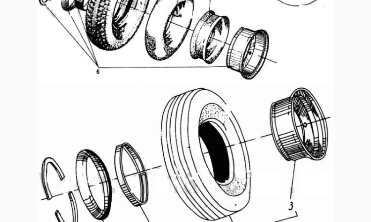 Управляемый мост - Колесо 6.50 -10 на погрузчики ДВ 1784, ДВ 1786, ДВ 1788, ДВ 1792 - фото № 1