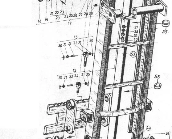 Подъемное устройство на Н=3300 (погрузчики ДВ 1784, ДВ 1786, ДВ 1788, ДВ 1792) - фото № 1