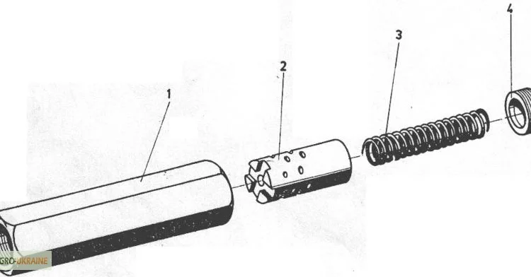 Дроссель нерегулируемый на погрузчики ДВ 1784, ДВ 1786, ДВ 1788, ДВ 1792 - фото № 1