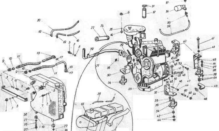 Подвеска двигателя на погрузчики ДВ 1784, ДВ 1786, ДВ 1788, ДВ 1792 - фото № 1
