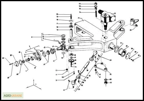 Управляемый мост на погрузчик ЕВ 687 - фото № 1
