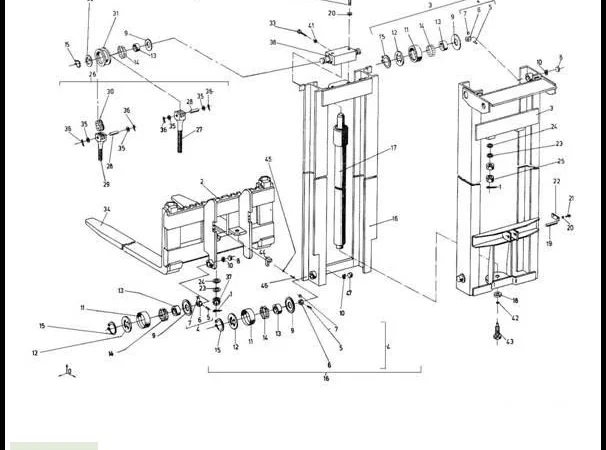Подъемное устройство на Н=2200мм на погрузчик ЕВ 687 - фото № 1