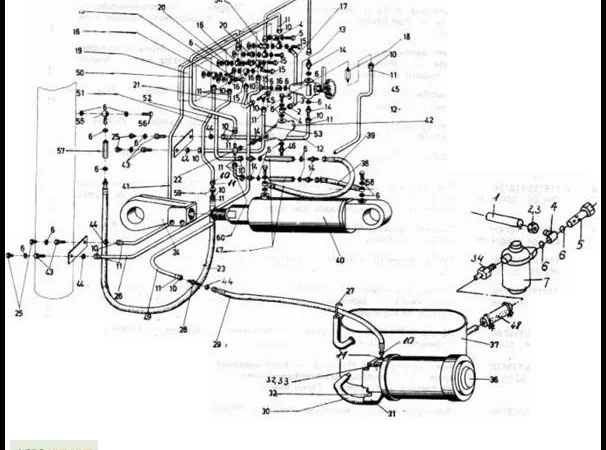 Гидравлическая система на Н2200, Н2500, Н3300 на погрузчик Балканкар ЕВ 687 - фото № 1