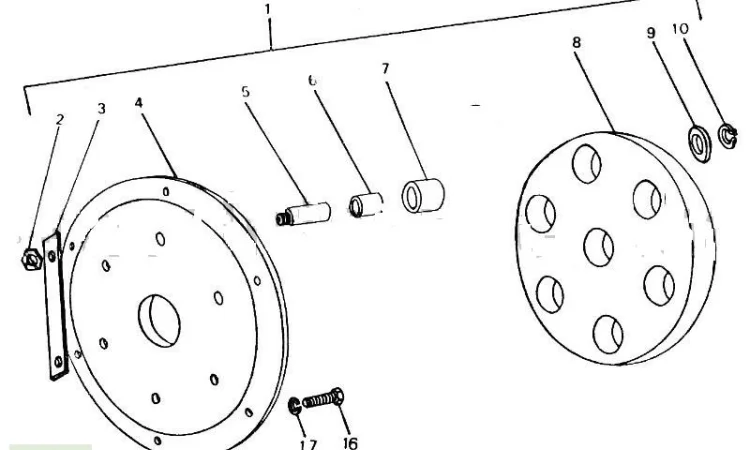 Сцепление на Двигатель Д2500к на погрузчик Балканкар - фото № 1