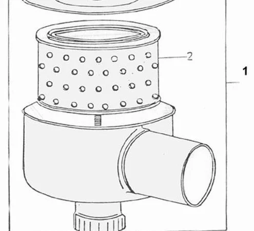 Воздушный фильтр на Двигатель Д2500к на погрузчик Балканкар - фото № 1