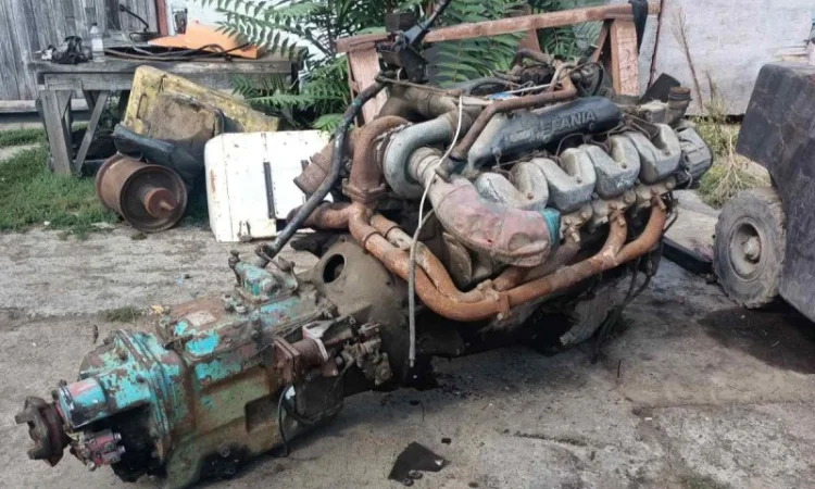 Двигатель мотор скания ds14 - фото № 1