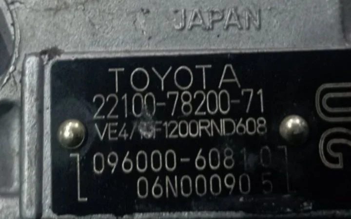 Топливный насос тнвд двигателя тоета Toyota 1DZ - фото № 2