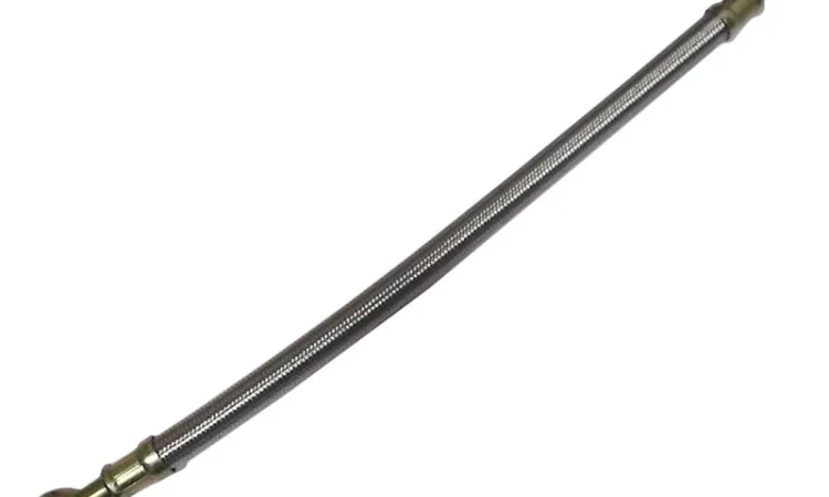 Трубка топливная низкого давления в металлооплетке Ф14 L=0.75м (СФ-А0104-07) - фото № 1