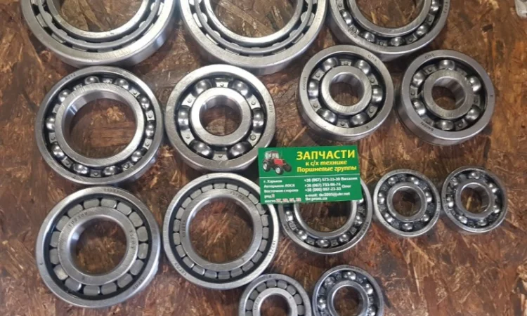 Комплект подшипников на КПП трактор Т-40 (14 шт) - фото № 1
