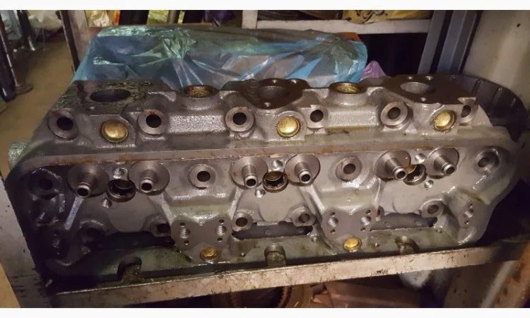 Головка блока цилиндров ЯМЗ 236 - фото № 1