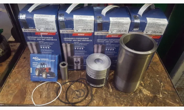 Поршневая группа МТЗ-80, ЮМЗ, Д-240/243, Д-65 КАМА пр-во Россия "Дальнобойщик" - фото № 1