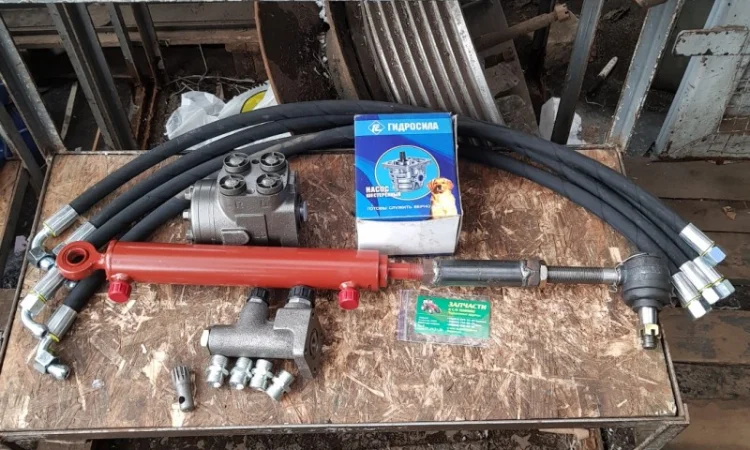 Комплект переоборудование рулевого управления Т-16, Т-25 (на насос дозатор) - фото № 1