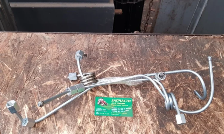 Комплект трубок высокого давления ЮМЗ гнутые (комплект 4 шт) - фото № 1