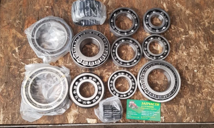 Комплект подшипников на КПП МТЗ-80, МТЗ-82 (12 шт) - фото № 1