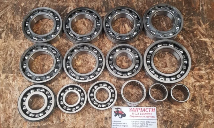 Комплект подшипников сцепления (промежутки) МТЗ-80/82 полный (14 шт) - фото № 1