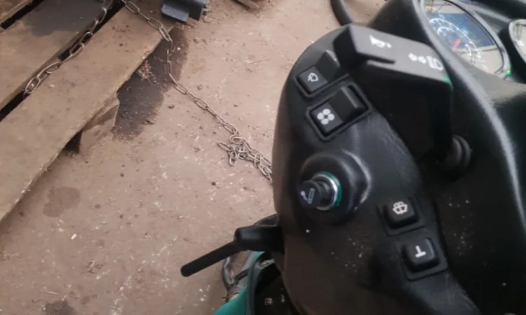 Колонка регулируемая (откидная, ламанная) Т-150 в сборе - фото № 5