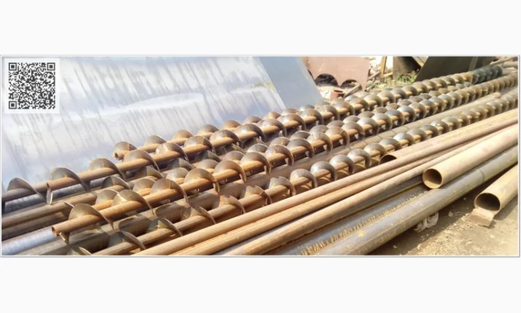 Спираль сварная шнековая (шнек) для цемента/песка. Диаметр 140. Лопасть 4 мм. Под заказ - фото № 3