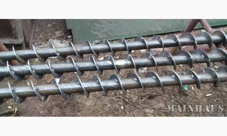 Шнековая спираль. новая. наружн. диаметр 140 мм, перо 2 мм, вал - 33 мм. в наличии - фото № 3