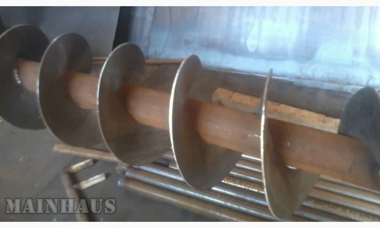 Шнековая спираль (шнек) диаметр - 250мм, перо - 3 мм. вн.вал - 76мм. Производство - фото № 4