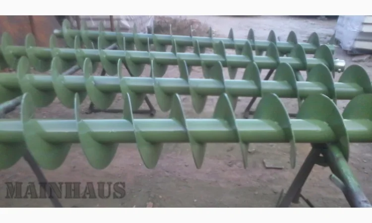 Шнековая спираль (шнек) диаметр - 250мм, перо - 3 мм. вн.вал - 76мм. Производство - фото № 2