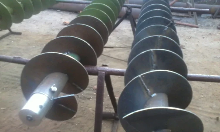 Шнековая спираль (шнек) диаметр - 250мм, перо - 3 мм. вн.вал - 76мм. Производство - фото № 3