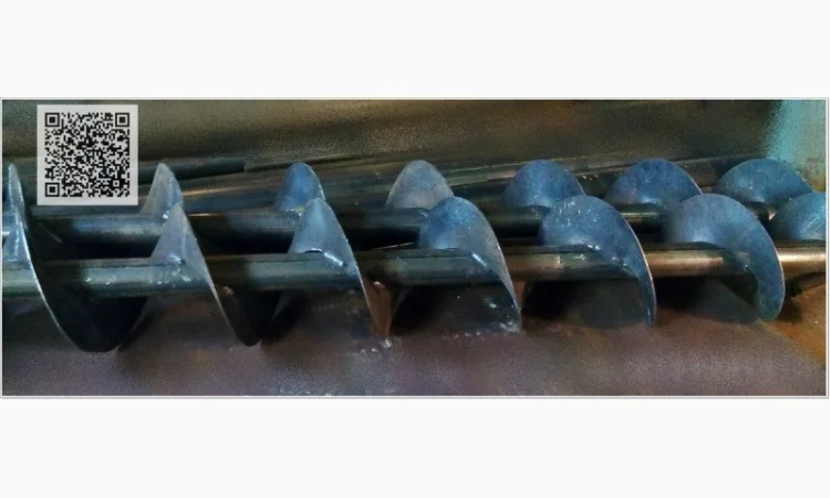 Шнек сегментный (шнековая спираль сварная) диаметр - 200 мм. лопасть 3 мм - фото № 2