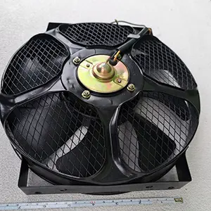 Продажа - вентилятор конденсатора 12V, 10 дюймов металлический диффузор толкающий 80 Wt - фото № 1