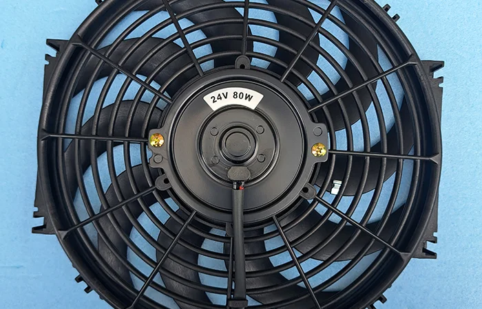 Найкраща ціна. Вентилятор кондиціонера - штовхаючий (push), S-образна лопасть, 24 V, 80 Wt - фото № 1