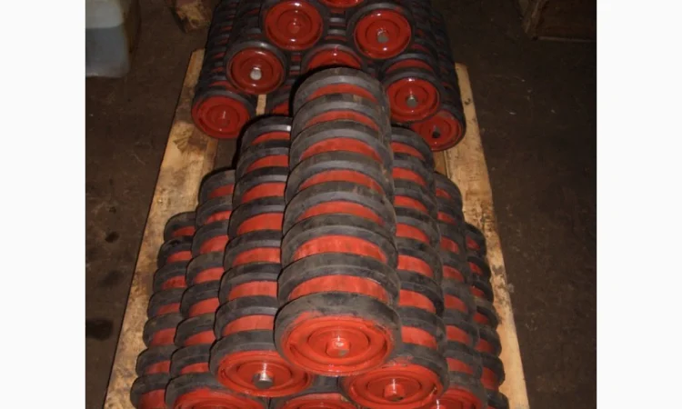 Ролики конвейерные, роликоопоры, барабаны - фото № 2